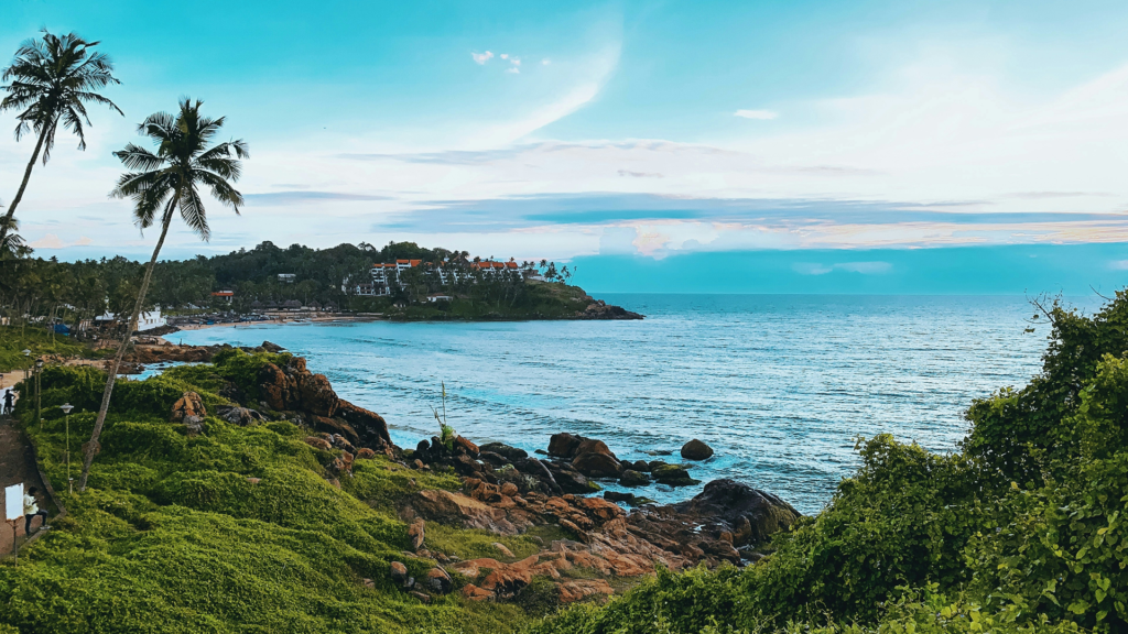 Kovalam beach, the final stop on the Kerala Enchantment Tour guide