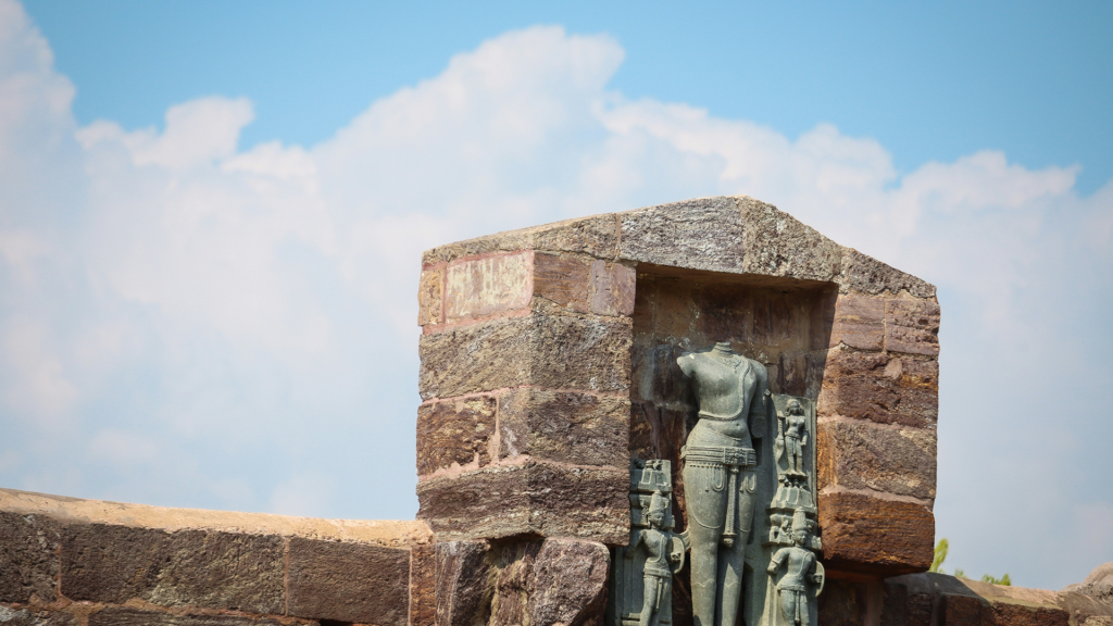 A carved corner shrine at the Konark Sun Temple, part of its extensive sculptural work | Konark Travel Guide