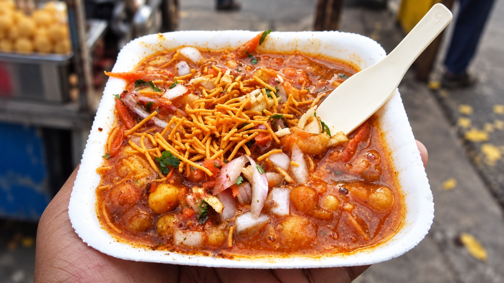 Gupchup and street food snacks sold around Gopalpur