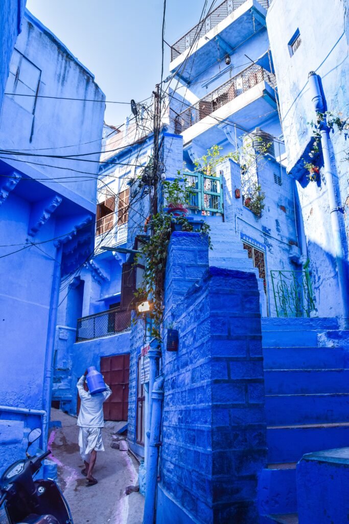 Rajasthan Village Life Experience: Rural Life and Community Tourism 2 Blue Streets of Jodhpur.jpg