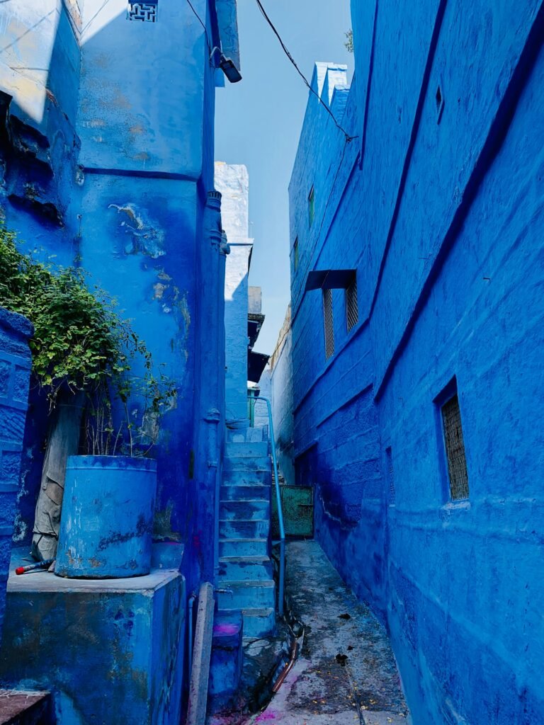 Blue painted lanes of Jodhpur