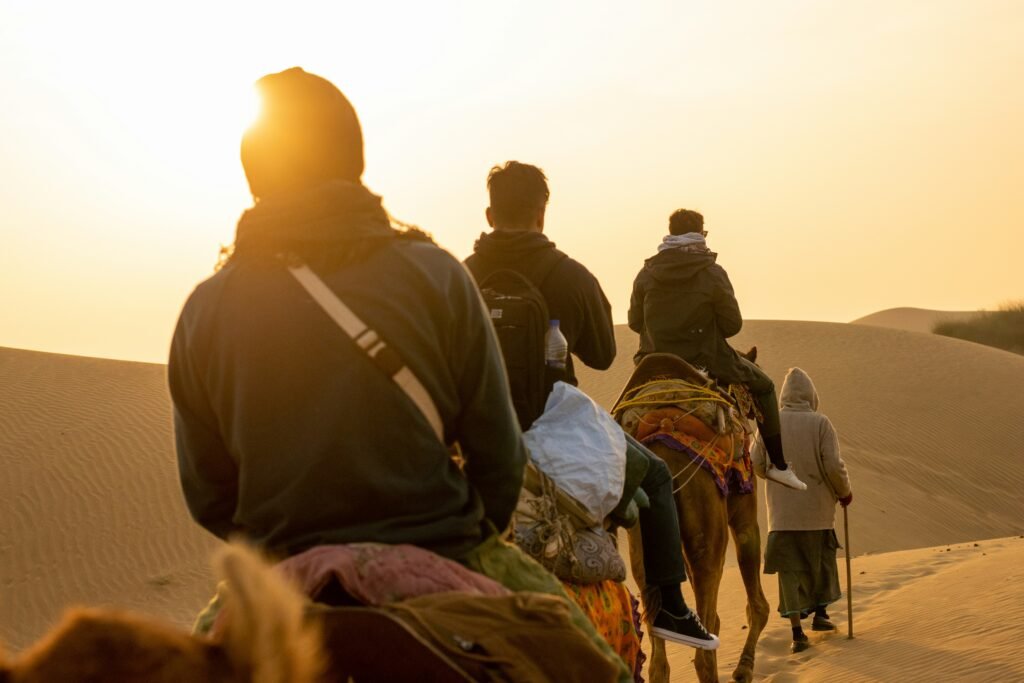 Camel Safari in Sand Dunes of Jaisalmer