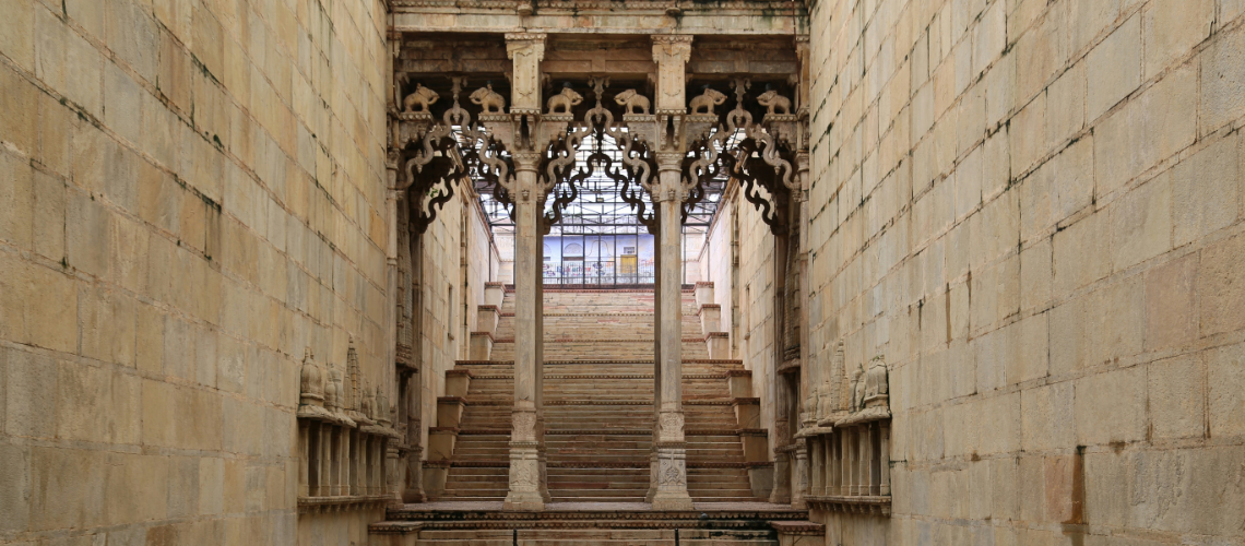 Hidden Places in Rajasthan - The image shows Raniji Ki Baori, also known as the Queen's Stepwell, located in Bundi, Rajasthan | Immersive Trips