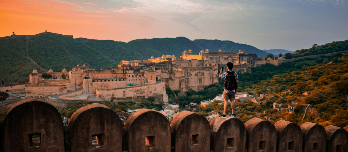 Places to visit in Jaipur | Amer Fort (also known as Amber Fort) in Jaipur, Rajasthan, India.
