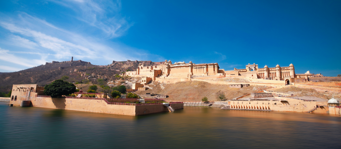 Amber Fort (or Amer Fort) in Jaipur, Rajasthan