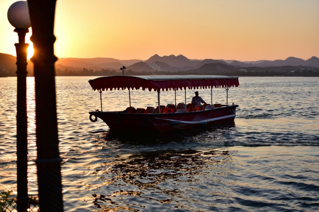Sunset Boat Ride at Lake Pichola Udaipur