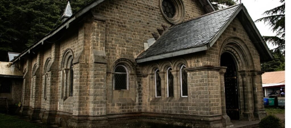  St. John's Church, located in the scenic hill station of Dalhousie, Himachal Pradesh, India