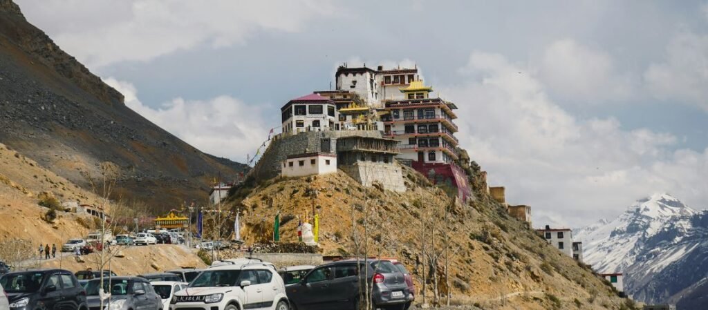Key Monastery, one of the best  things to do in Spiti, at sunrise
