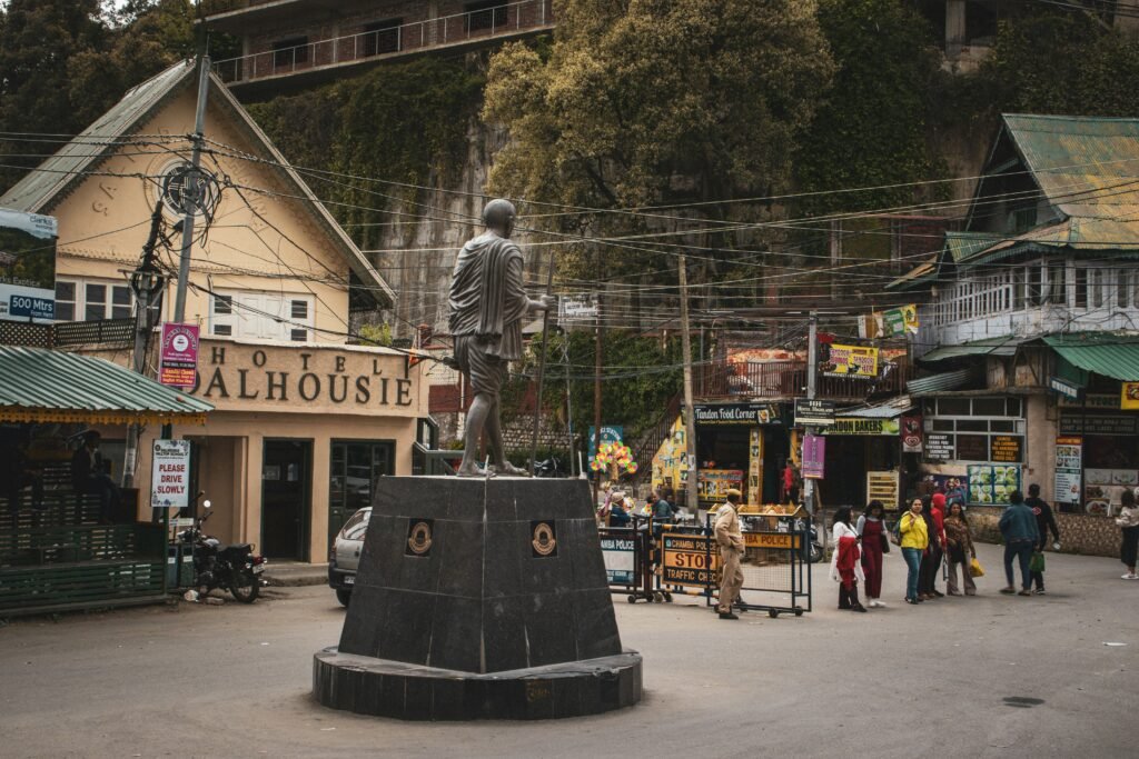 A Complete Dalhousie Travel Guide for First Time Visitors 1 Dalhousie Travel Guide - Dalhousie town and Gandhi Chowk in Himachal Pradesh