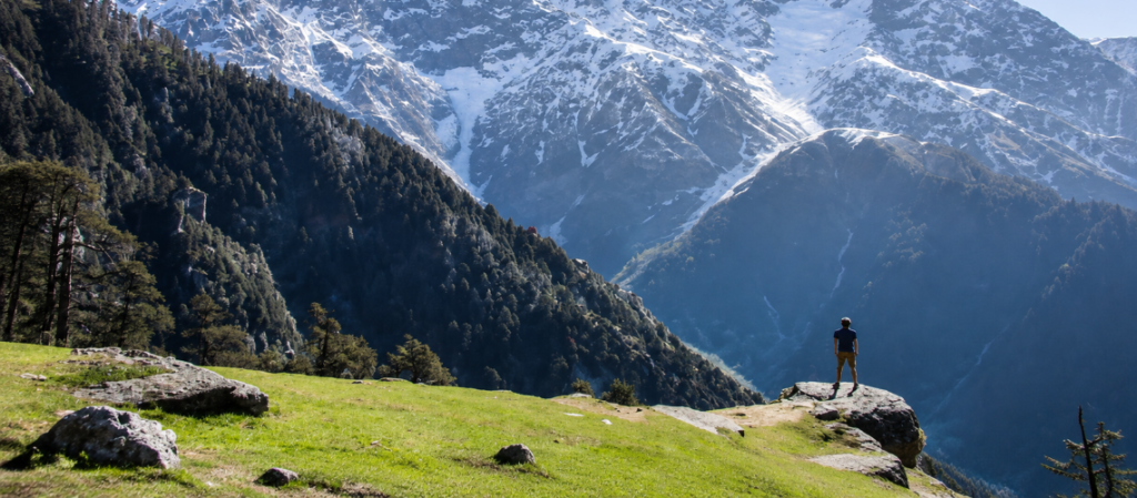 Best Places to Visit in Dharamshala: A Complete Guide 9 Best Places to visit in Dharamshala - Triund trek in Dharamshala with Dhauladhar mountain views